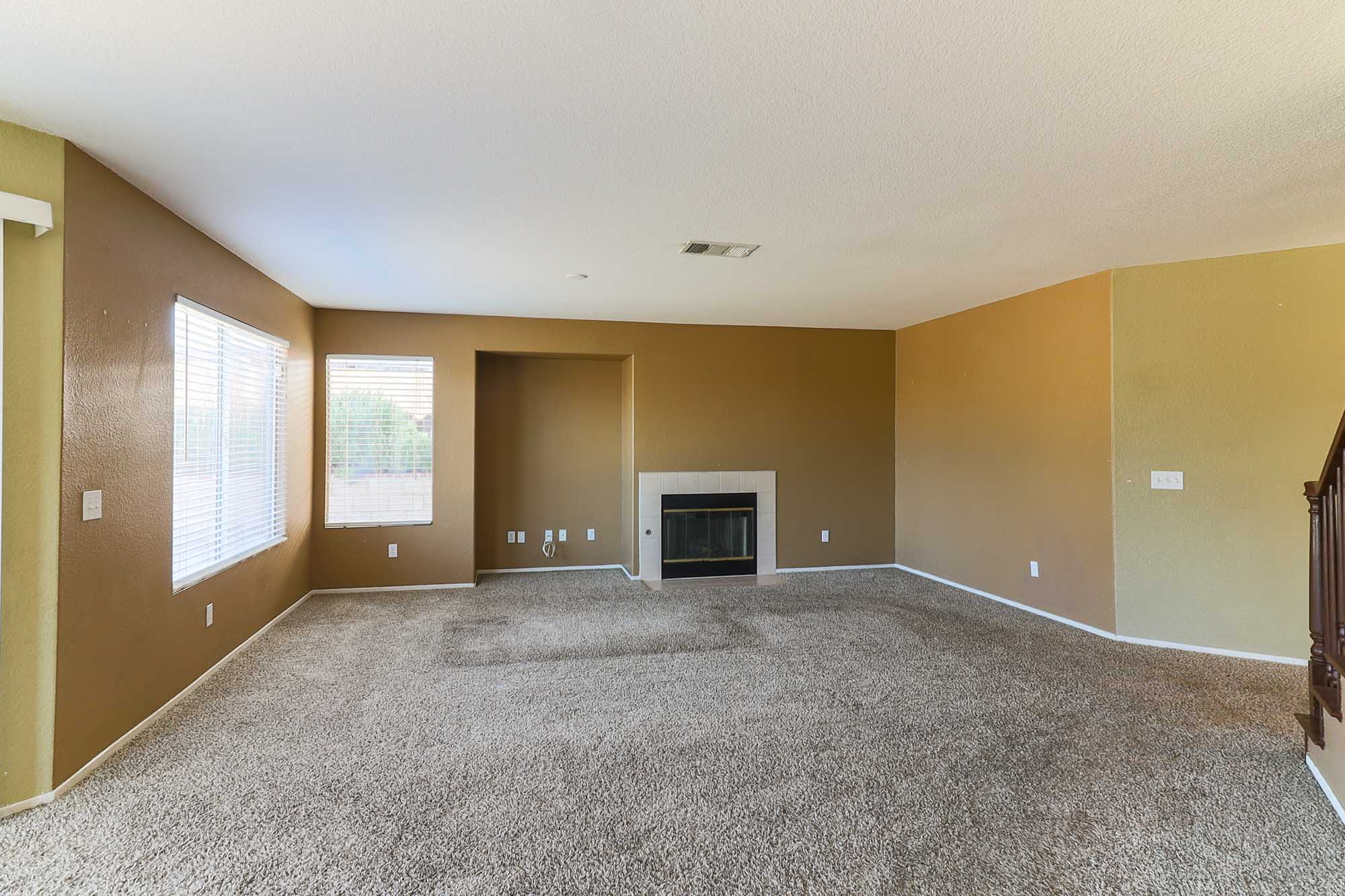 Bonita Heights family room with fireplace photo