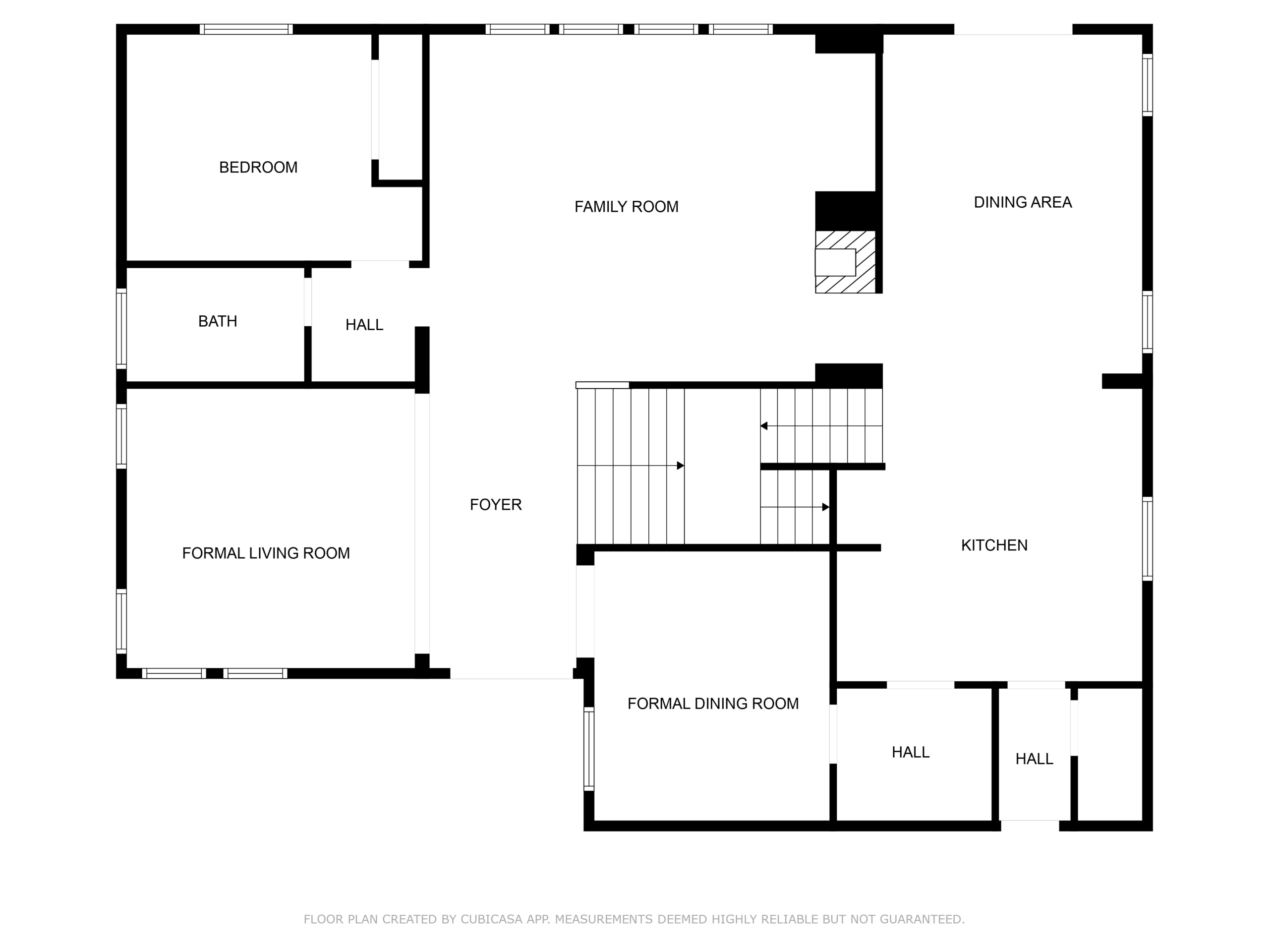 Pasture floorplan floor 1