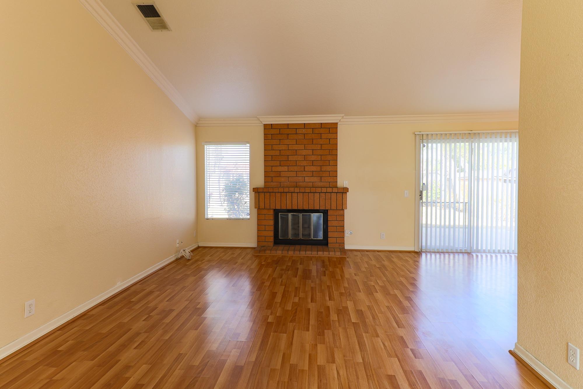 Tea Bark family room with fireplace photo