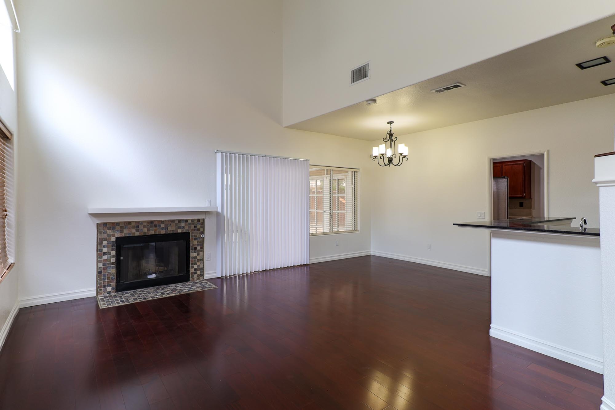 War Cloud family room and eating area photo