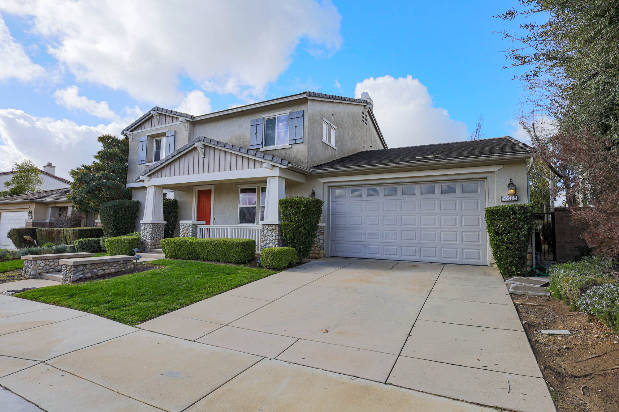 Stockton front of home angle shot photo